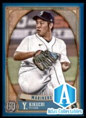 2021 Topps Gypsy Queen Blue #191 Yusei Kikuchi /150 Seattle Mariners
